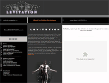 Tablet Screenshot of levitation.org